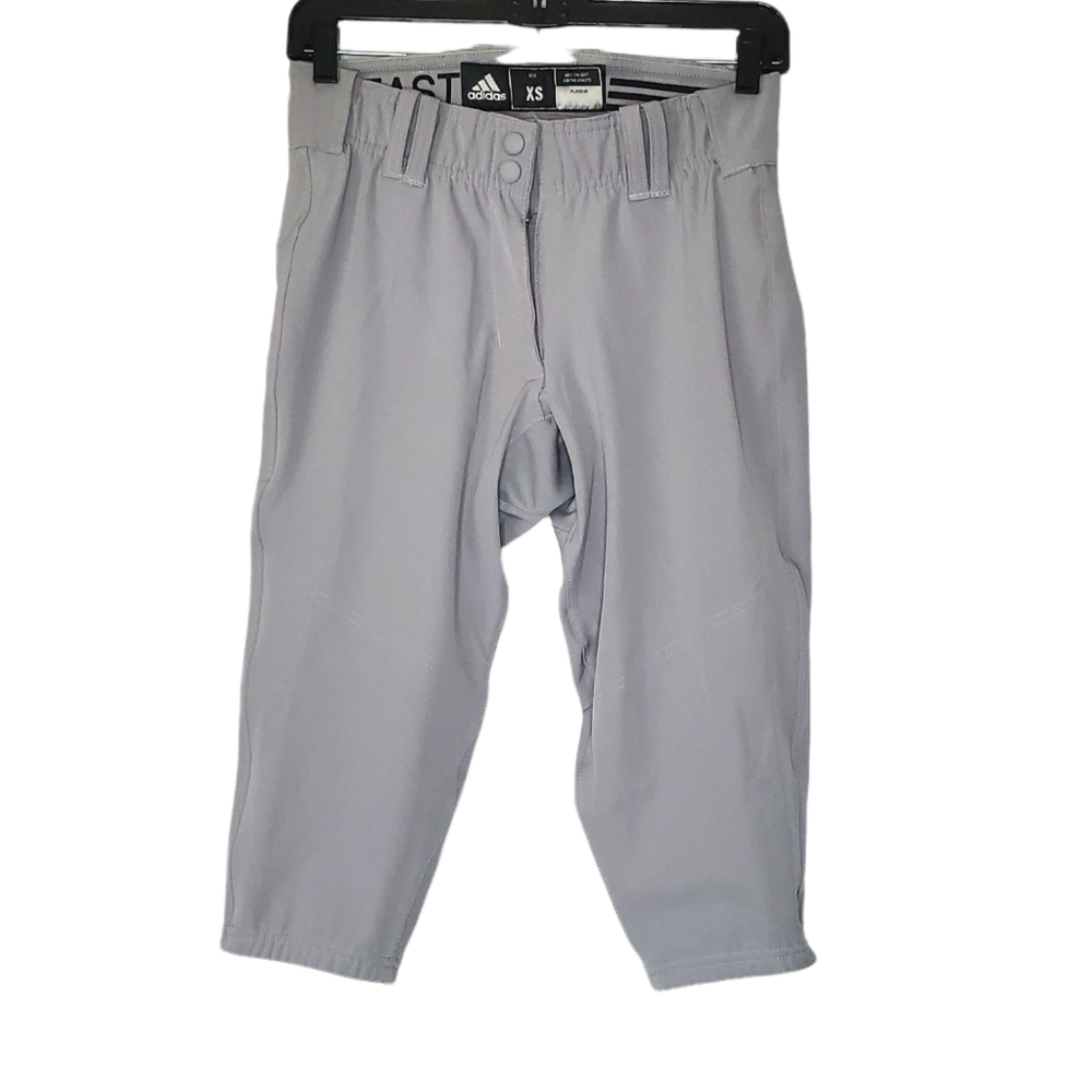 NWT ADIDAS Light Gray Softball Elite Pants
